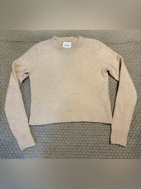 Reformation 100% cashmere cropped sweater